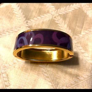 Avon purple peace bangle bracelet